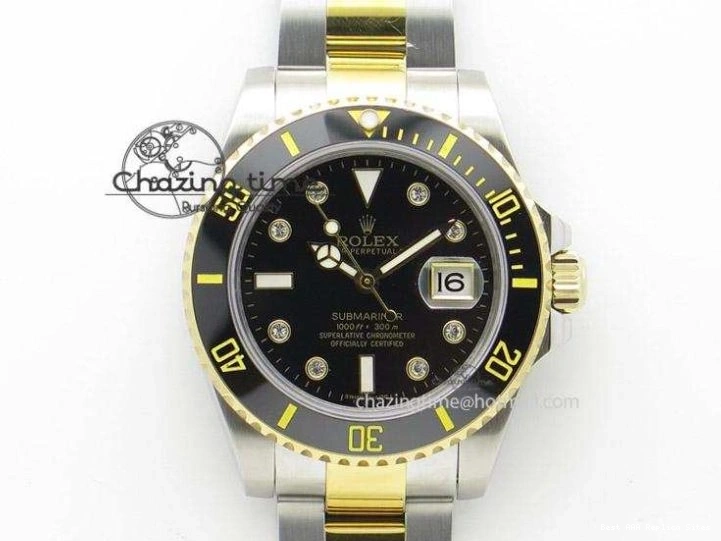 AAA Replica Watches 904L A2836 Green Gain Bracelet EasyMatch YG on V Roman 40 JDF DayDate Dial Markers Weight Steel 1822 President 0109